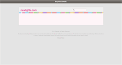 Desktop Screenshot of newlights.com